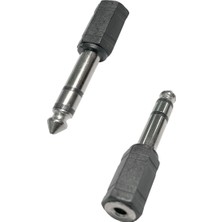 Midex SE1 Jack Adaptör 6.35mm Çevirici Silver Renk Adaptör Stereo