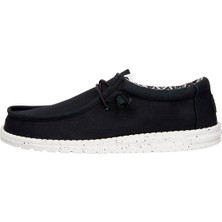 Erkek Sneaker ( Günlük) HD.40700  Hey Dude Wally Canvas 66 Black/white