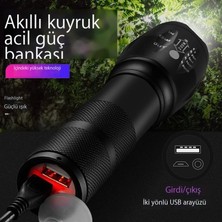 Yopue Mini Parlak El Feneri USB Şarj Edilebilir LED Ev Kullanımı Için Uzun Menzilli Küçük El Feneri (Yurt Dışından)