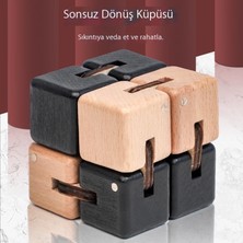 Pairuidaisi Ahşap Sonsuz Rubik Küpü Yetişkin Saygısız Yapı Taşları Çocuk Eğitici Oyuncaklar Ilkokul Öğrencilerinin Entelektüel Gelişimi Ahşap Oyuncaklar (Yurt Dışından)