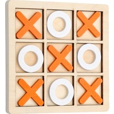 Leca Üç Ardışık Tic-Tac-Toe Çocuk Erken Eğitim Eğitici Oyuncaklar Eğlence Savaş Masa Oyunu Yapı Taşları Satranç Oyuncakları (Yurt Dışından)