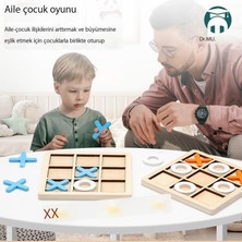 Leca Üç Ardışık Tic-Tac-Toe Çocuk Erken Eğitim Eğitici Oyuncaklar Eğlence Savaş Masa Oyunu Yapı Taşları Satranç Oyuncakları (Yurt Dışından)