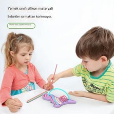 Content dolls Gıda Sınıfı Çift Taraflı Oynanabilir Silikon Duyusal Oyuncak Tahtası Çocuk Eğitici Silikon Büküm Tahtası (Yurt Dışından)