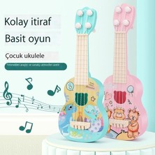 Content dolls Ukulele Karikatür Dinozor Gitar Oyuncak Müzik Aleti Sınır Ötesi Erken Eğitim Aydınlanma Müzik Oyuncak (Yurt Dışından)