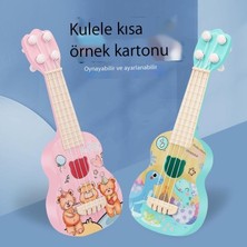 Content dolls Ukulele Karikatür Dinozor Gitar Oyuncak Müzik Aleti Sınır Ötesi Erken Eğitim Aydınlanma Müzik Oyuncak (Yurt Dışından)