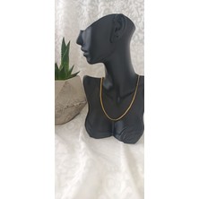 Lilly And Molly Jewelry Hasır Örgülü Dorika Çelik Kolye
