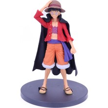 Otantik One Piece Pelerinli Luffy Anime Figür