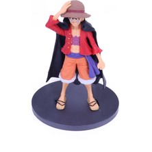 Otantik One Piece Pelerinli Luffy Anime Figür