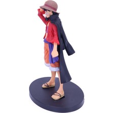 Otantik One Piece Pelerinli Luffy Anime Figür