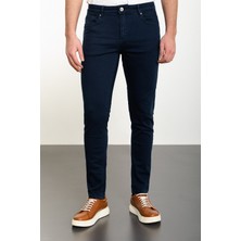 MCR Düz Lacivert Super Slim Fit Erkek Kot Pantolon