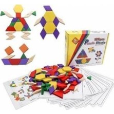 Woodhub Ahşap 125 Parça Puzzle Blocks