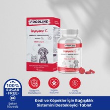 Foodline Immune +C 75 Tablet | Kedi ve Köpekler Için Immun Sistemini Destekleyici