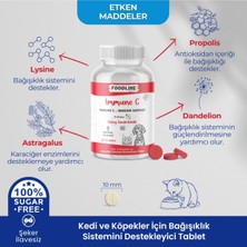 Foodline Immune +C 75 Tablet | Kedi ve Köpekler Için Immun Sistemini Destekleyici