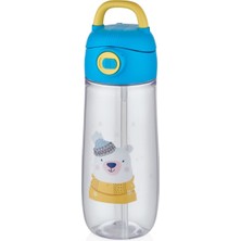 Vagonlife Su Matarası Straw Blue 550 ml