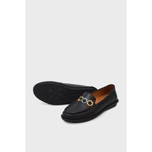 Beety AKYN142.E-223 Siyah Kadın Çiçek Desenli Casual Ayakkabı