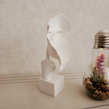 Sessizliği Ifade Eden Iskandinav Tarzı Biblo Heykel Figür Dekor Dekorasyon 3D 3 Boyutlu Altındal Home
