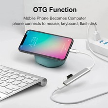 bbtech Type-C To USB 3.0 Çevirici 4 Port Otg Özellikli Telefon Tablet Bilgisayar Tüm Cihazlarla Uyumlu