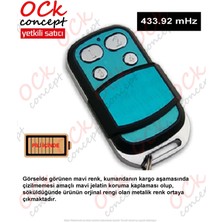 Akıllı Kodlanabilir Otopark Bariyer Garaj Kepenk Kumandası 433MHZ Wicom Uk 44 (2 Adet)