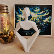 Kraliçe Modeli Iskandinav Tarzı Biblo Heykel Figür Dekor Dekorasyon 3D 3 Boyutlu Altındal Home