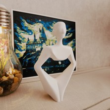 Kraliçe Modeli Iskandinav Tarzı Biblo Heykel Figür Dekor Dekorasyon 3D 3 Boyutlu Altındal Home