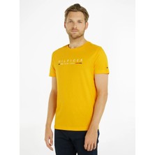 Tommy Hilfıger Logo Tee - Baskılı T-Shirt