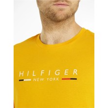 Tommy Hilfıger Logo Tee - Baskılı T-Shirt