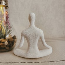 Meditasyon Modeli Iskandinav Tarzı Biblo Heykel Figür Dekor Dekorasyon 3D 3 Boyutlu Altındal Home