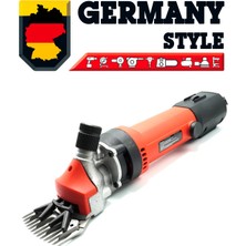 Germany Style Alman 9000VFX Çift Kartlı Motor Korumalı Metal Şanzuman Koyun Keçi Kırkma Makinesi Devir Ayarlı