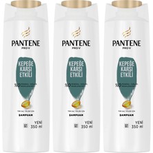 Pantene Şampuan Pro-V Kepeğe Karşı Etkili 350 ml x 3