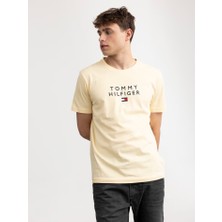 Tommy Hilfiger Logolu Erkek T-Shirt