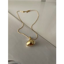 Laris Accessories Gold Balon Damla Model Çelik Kolye