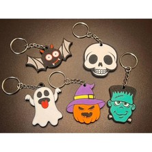 Cadde 3D Sevimli Cadılar Bayramı Anahtarlıkları - Halloween Keychains