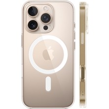 3gen Case Iphone 16 Pro Uyumlu Magsafe Wireless Kablosuz Şarj Destekli Sert Şeffaf Kılıf