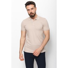 MCR Düz Slim Fit Polo Yaka Basic Erkek T-Shirt