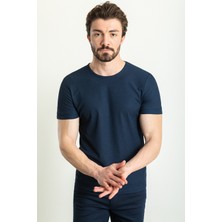 MCR Düz Slim Fit Bisiklet Yaka Erkek T-Shirt