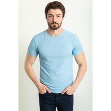 MCR Düz Slim Fit Bisiklet Yaka Erkek T-Shirt