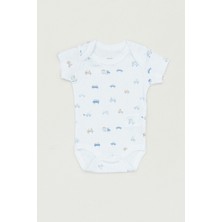 Baskılı Bisiklet Yaka Erkek Çocuk Body