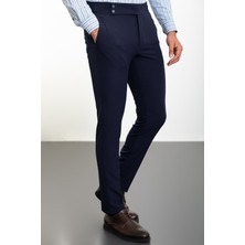 MCR Düz Super Slim Fit Kemerli Erkek Pantolon