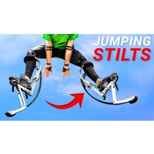 Kangaroo Kids/child Youth Kangaroo Shoes Jumping Stilts Fitness Exercise (88-132LBS/40-60KG) Black