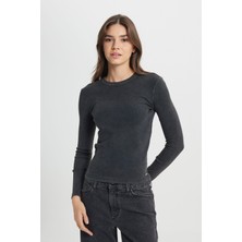 Wrangler Slim Fit Dar Kesim Bisiklet Yaka Koyu Mavi Tişört