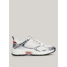 Tommy Hilfiger Beyaz Gümüş Kadın Sneaker EN0EN02680YBL