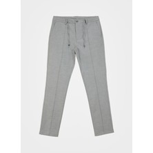 Fabrika Comfort Bağlamalı Bel Normal Paça Gri Melanj Erkek Chino Pantolon FC4WM-PNT 2438