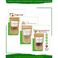 Sadrena Glutensiz & Vegan Yüksek Protein ve Lif Içeren Makarna Karma Avantaj Seti 4 3 x 200 gr