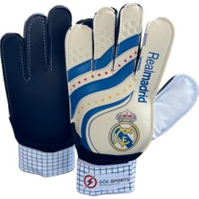 Gök Sports Çocuk Kaleci Eldiveni Junior Kidz Goalkeeper Gloves 5-6-7 Bilek Bandajlı