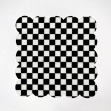 Deco Dama Desenli Dijital Baskılı Kokteyl Peçetesi Yıkanabilir Lazer Kesimli