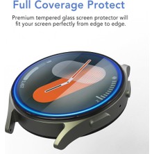 MobaxAksesuar Samsung Galaxy Watch 7 44MM Kolay Uygulama Aparatlı Cam Ekran Koruyucu