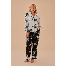 Suwen Amanda Gömlek Yaka Pijama Takımı