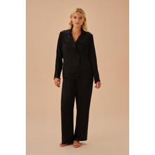 Suwen Anastasia Gömlek Yaka Pijama Takımı