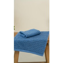 Coat %100 Doğal Pamuklu Misafir Banyo / Mutfak Havlusu - 30X50 cm Lacivert