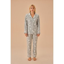 Suwen Griss Maskülen Pijama Takımı